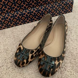 Leopard Tory Burch Flats